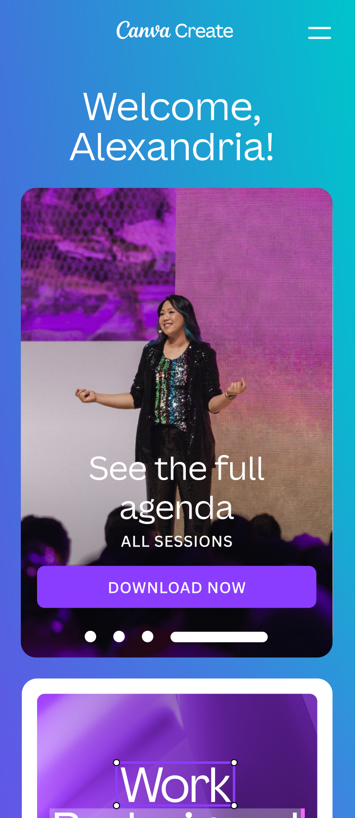 Canva Create mobile app screenshots and on-site photos - Image 1